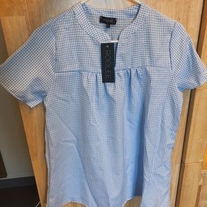 Roolee Blue & White  Blouse